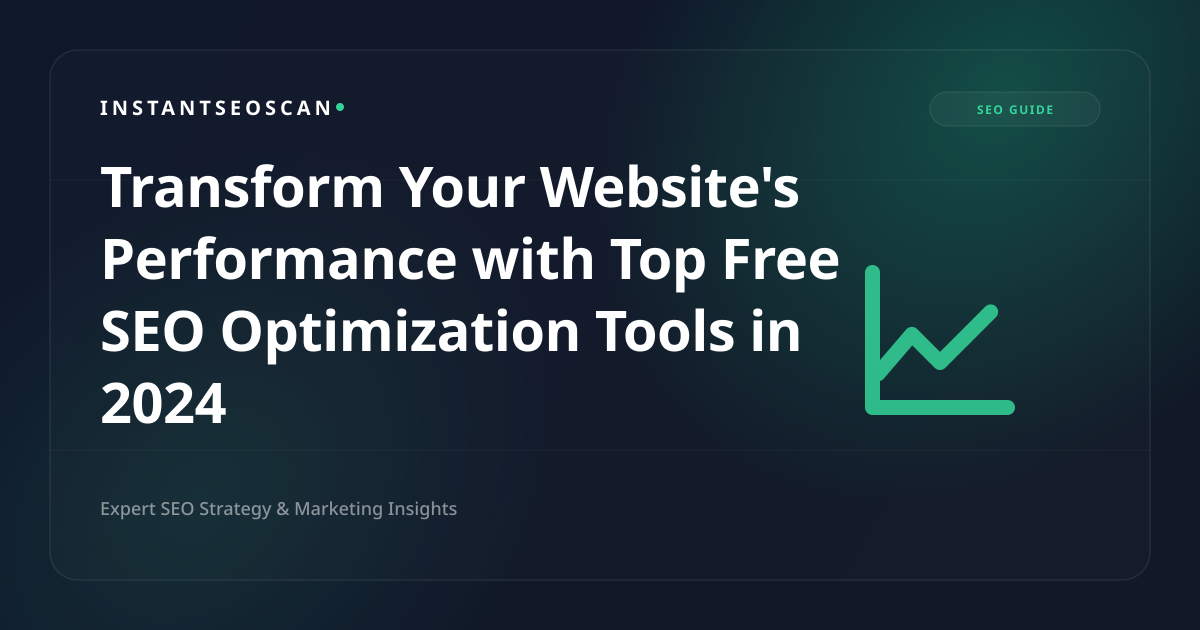 Transforme el rendimiento de su sitio web con las mejores herramientas gratuitas de optimización SEO en 2024