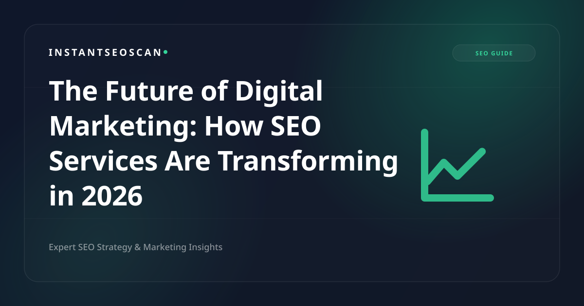 Il futuro del marketing digitale: come si stanno trasformando i servizi SEO nel 2026