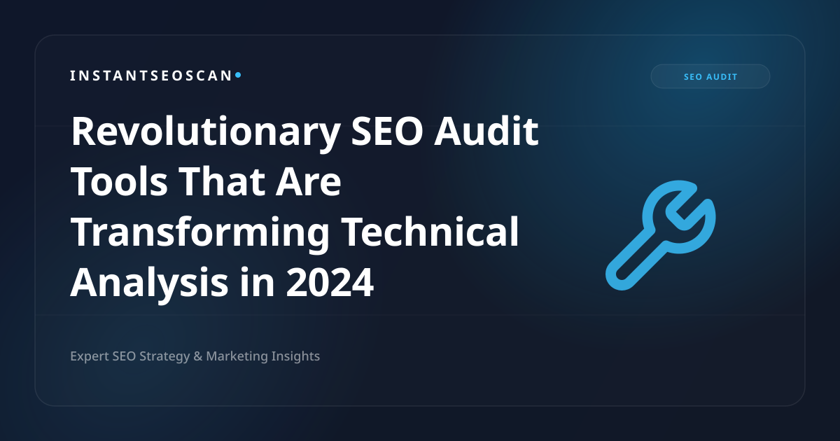 Alat Audit SEO Revolusioner yang Mengubah Analisis Teknis pada tahun 2024